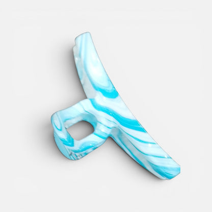 Blue rain bow hair clutchers