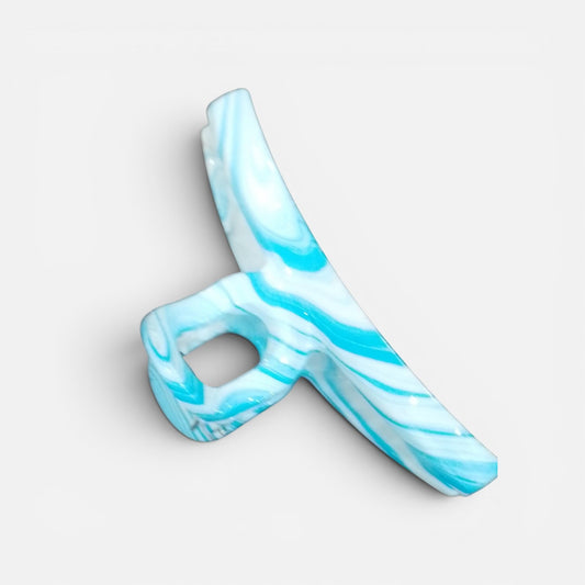 Blue rain bow hair clutchers